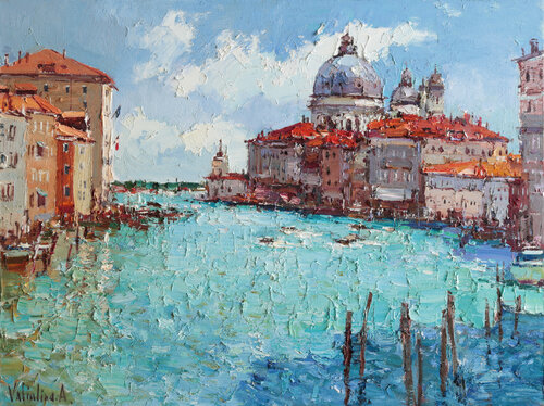 Venice, Grand Canal von Anastasiya Valiulina, Malerei kaufen auf Singulart