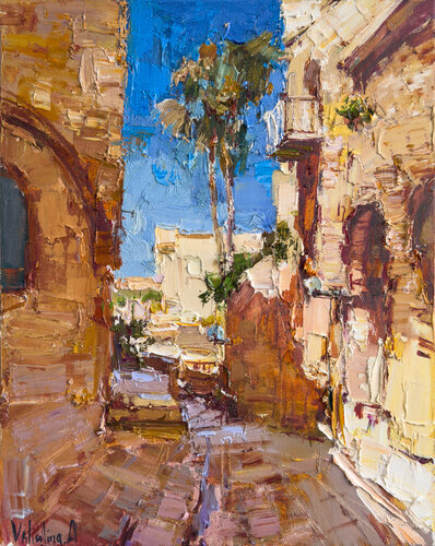 Old Jaffa par Anastasiya Valiulina, Peinture en vente sur Singulart