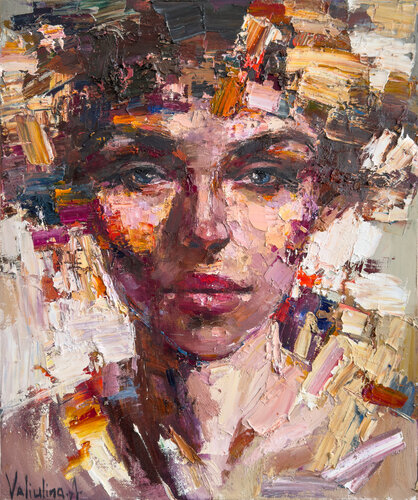 Abstract woman portrait par Anastasiya Valiulina, Peinture en vente sur Singulart