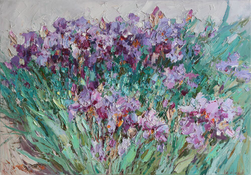 Irises de Anastasiya Valiulina, Pintura a la venta en Singulart