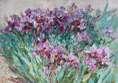 Irises von Anastasiya Valiulina, Malerei kaufen auf Singulart