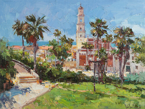 Old Jaffa, Israel van Anastasiya Valiulina, Schilderij te koop op Singulart