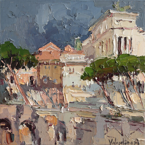 Morning Rome par Anastasiya Valiulina, Peinture en vente sur Singulart