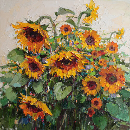 Sunflowers par Anastasiya Valiulina, Peinture en vente sur Singulart