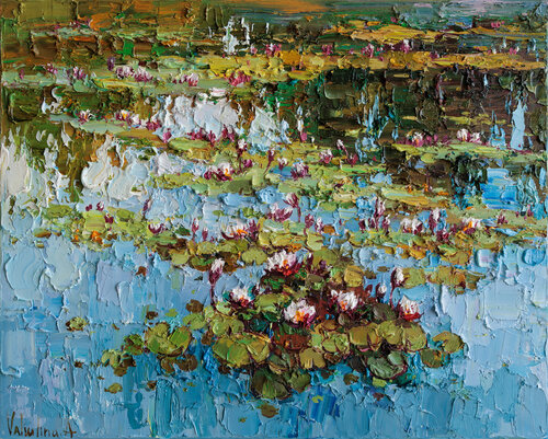 Water Lilies von Anastasiya Valiulina, Malerei kaufen auf Singulart