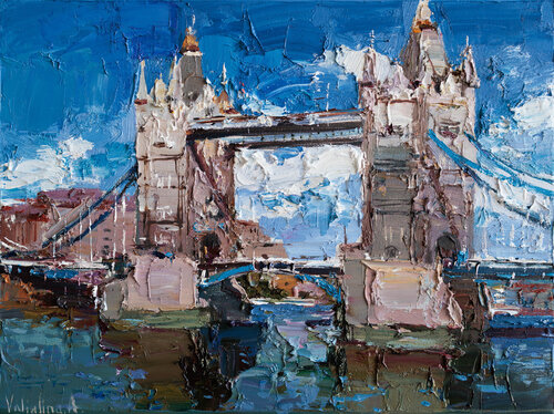 Tower Bridge par Anastasiya Valiulina, Peinture en vente sur Singulart