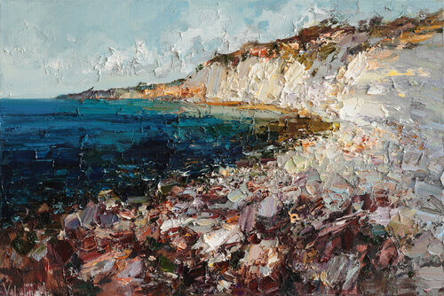 Rocky Shore di Anastasiya Valiulina, Pittura in vendita su Singulart