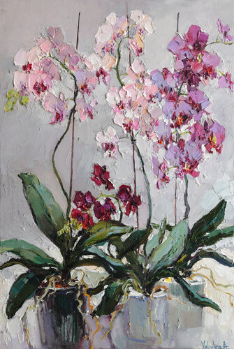 Blooming Orchids by Anastasiya Valiulina, 회화 for Sale on Singulart