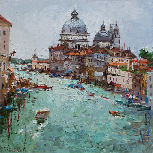 Venice Italy - Original Oil Painting di Anastasiya Valiulina, Pittura in vendita su Singulart