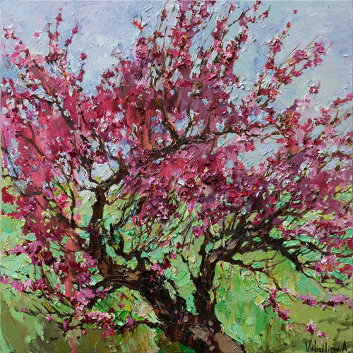 Flowering peach tree Anastasiya Valiulina