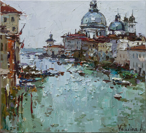 Venice Italy - Original Oil Painting Anastasiya Valiulina