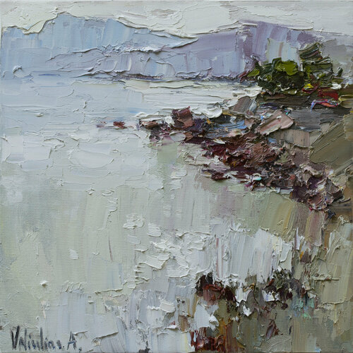 Sea  Original oil seascape painting di Anastasiya Valiulina, Pittura in vendita su Singulart