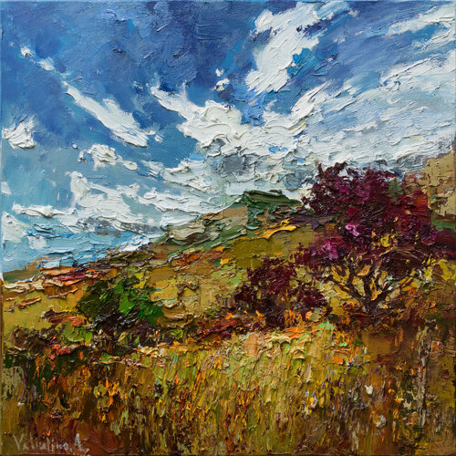Autumn  Landscape painting di Anastasiya Valiulina, Pittura in vendita su Singulart