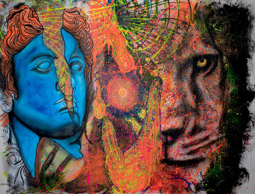 Multiversum van Nikolaos Nikolaidis, Schilderij te koop op Singulart