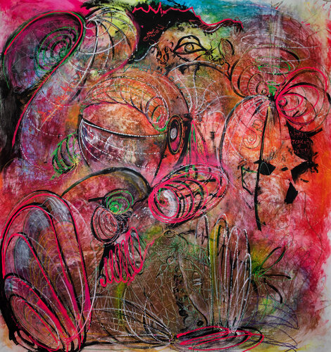 Time Travel par Nikolaos Nikolaidis, Peinture en vente sur Singulart