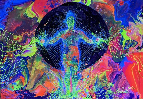 I Am Energy van Nikolaos Nikolaidis, Schilderij te koop op Singulart