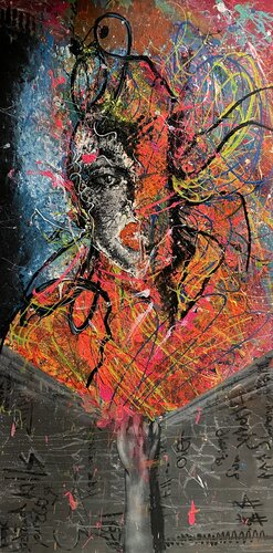 The Iron Curtain van Nikolaos Nikolaidis, Schilderij te koop op Singulart