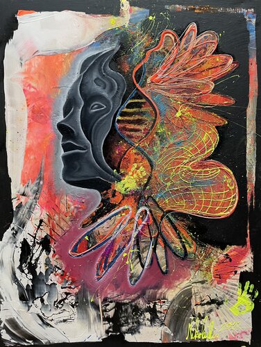 Spirit of India van Nikolaos Nikolaidis, Schilderij te koop op Singulart