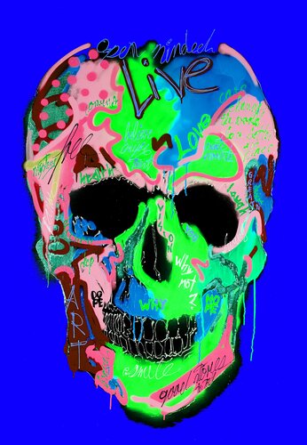 Open Mind - Blue by Nikolaos Nikolaidis, Print for Sale on Singulart