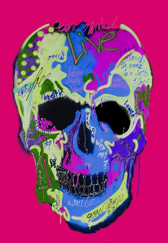 Open Mind - Pink von Nikolaos Nikolaidis, Druck kaufen auf Singulart