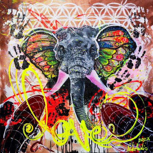 Pure Wisdom van Nikolaos Nikolaidis, Schilderij te koop op Singulart