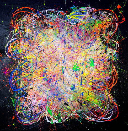 Black Hole van Nikolaos Nikolaidis, Schilderij te koop op Singulart