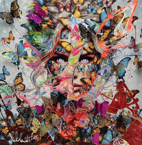 She is Blessed by Nikolaos Nikolaidis, Painting for Sale on Singulart