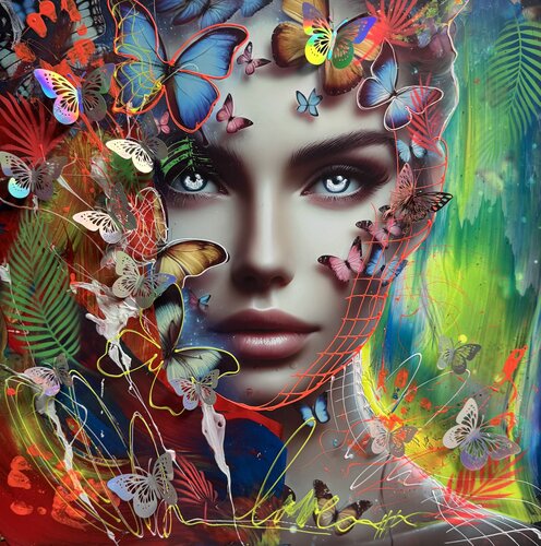 Beauty in Wings by Nikolaos Nikolaidis, Other Media for Sale on Singulart