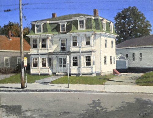 House in Essex di Michael Compton, Pittura in vendita su Singulart