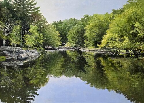 Quiet Reflections de Michael Compton, Pintura a la venta en Singulart