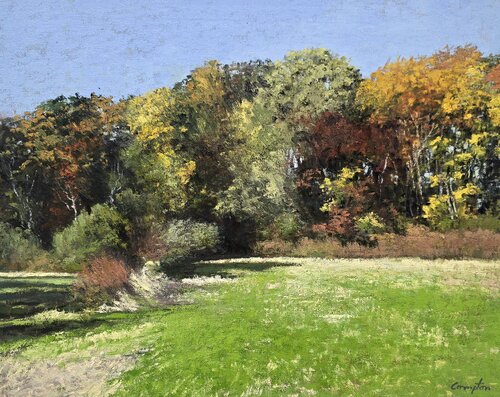 Autumn Treeline di Michael Compton, Pittura in vendita su Singulart