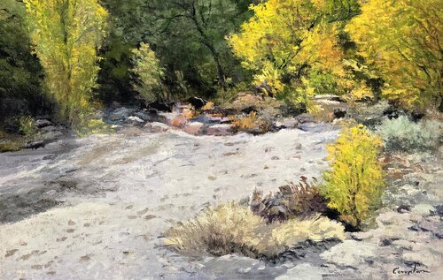 The Dry Wash di Michael Compton, Pittura in vendita su Singulart
