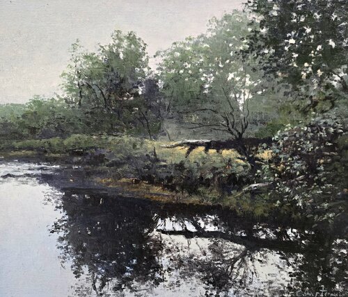 Summer's Haze di Michael Compton, Pittura in vendita su Singulart