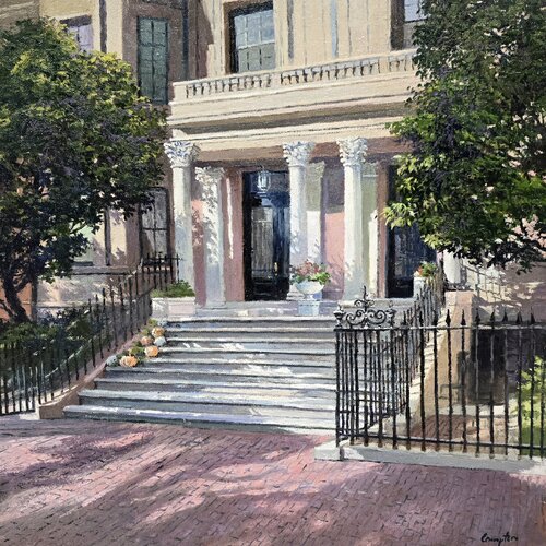 Marlborough Street de Michael Compton, Pintura a la venta en Singulart