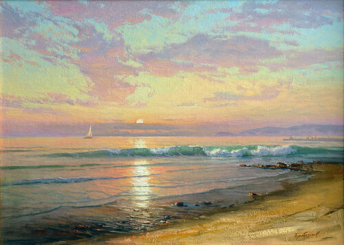 Дорога к солнцу van Sergey Brovkin, Schilderij te koop op Singulart