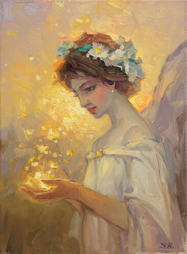 The light Carrier by Sergey Brovkin, 油畫 for Sale on Singulart