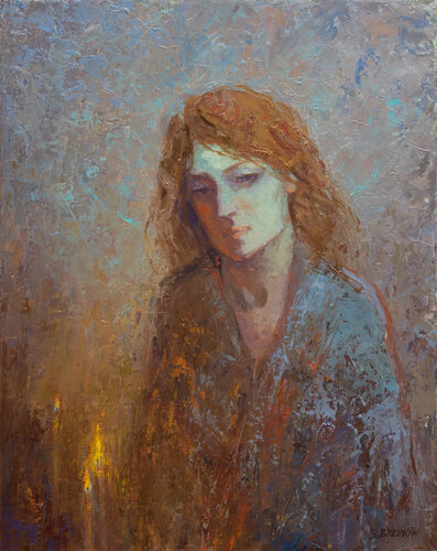 Almost a prayer van Sergey Brovkin, Schilderij te koop op Singulart