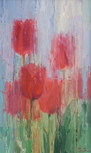 Spring Has Come de Sergey Brovkin, Pintura a la venta en Singulart