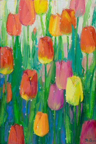 Spring mood par Sergey Brovkin, Peinture en vente sur Singulart