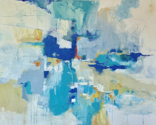 Water World van Kari Feuer, Schilderij te koop op Singulart