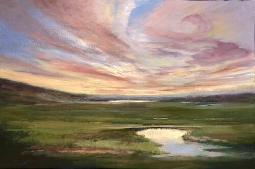 Marsh Light van Kari Feuer, Schilderij te koop op Singulart