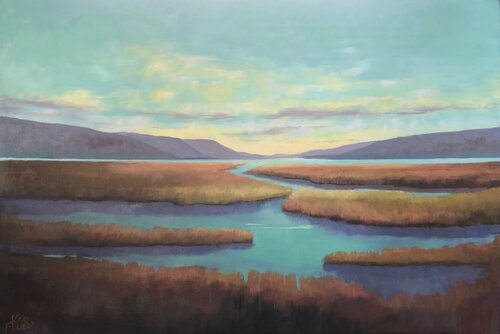 Marsh Morning von Kari Feuer, Malerei kaufen auf Singulart