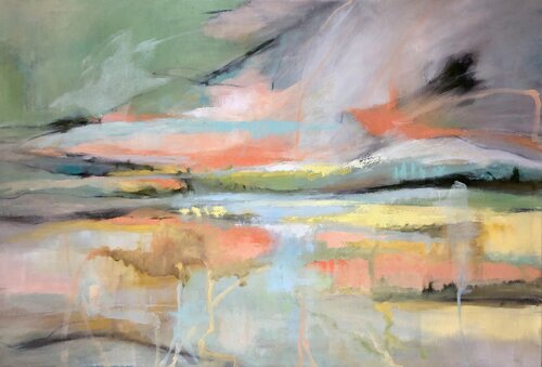 River and Light van Kari Feuer, Schilderij te koop op Singulart