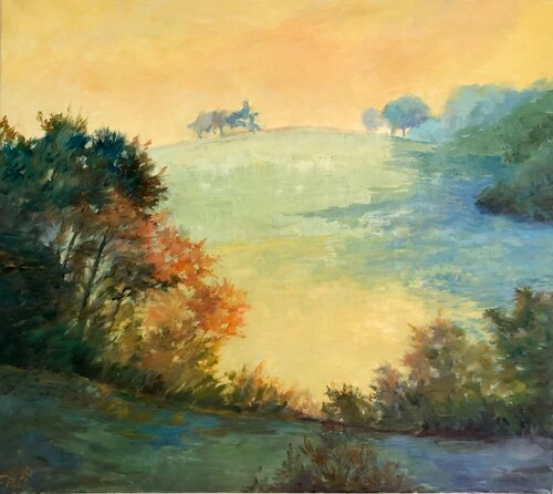 Hill Pasture von Kari Feuer, Malerei kaufen auf Singulart