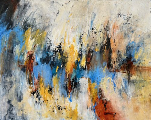 Words in the Wind van Kari Feuer, Schilderij te koop op Singulart