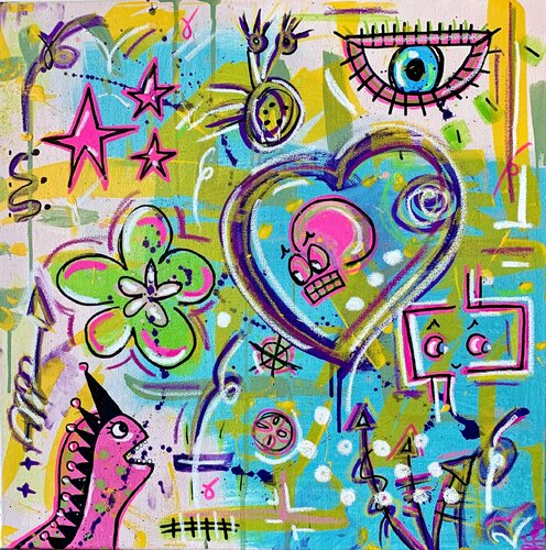 HELLO by Virginia Valère, Painting for Sale on Singulart