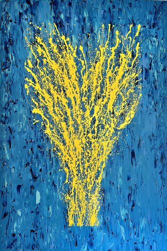 Visione di pace, 2022 by Gregorio Codagnone, Painting for Sale on Singulart