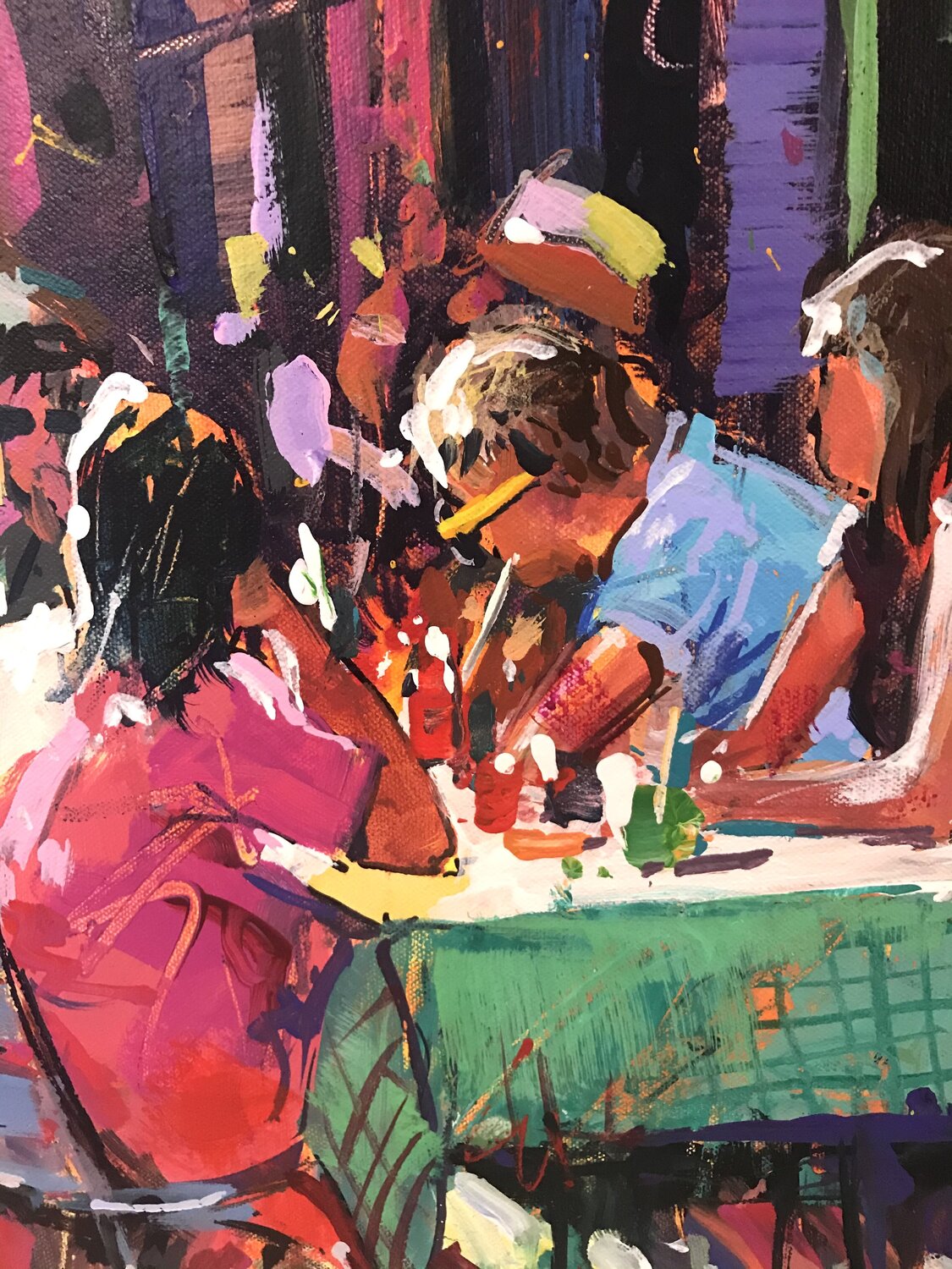 大月雄二郎「La route de France」油彩 s-l400.jpg