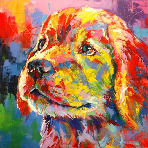 Labrador by Jos Coufreur, Painting for Sale on Singulart