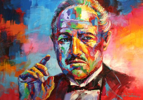 The Godfather by Jos Coufreur, Painting for Sale on Singulart
